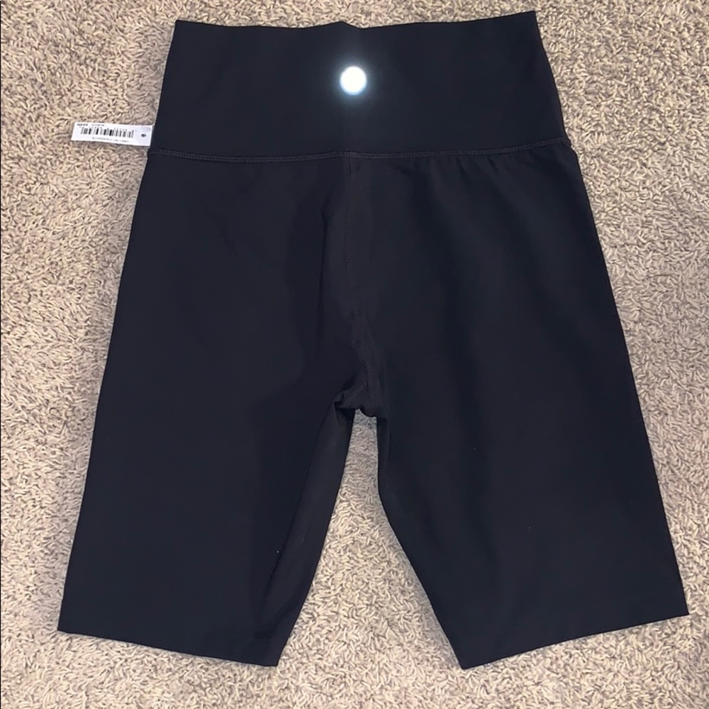 Black biker shorts